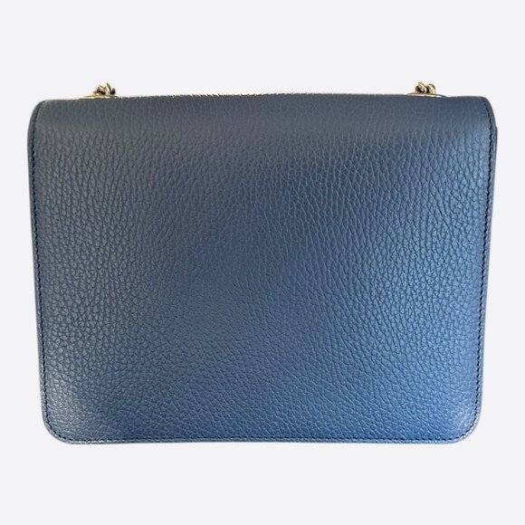 Gucci Navy Small Dollar Interlocking G Shoulder Bag - Picture 3 of 7